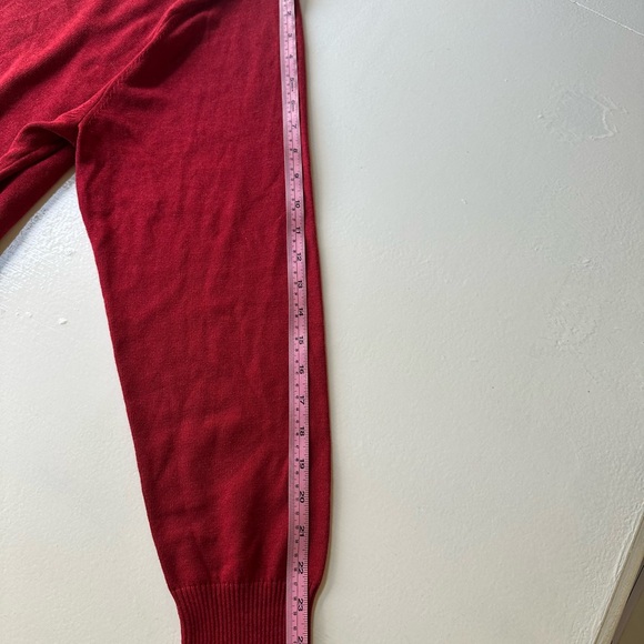NWT.Jos. A. Bank Signature Red V-Neck Sweater XXL - Picture 9 of 11